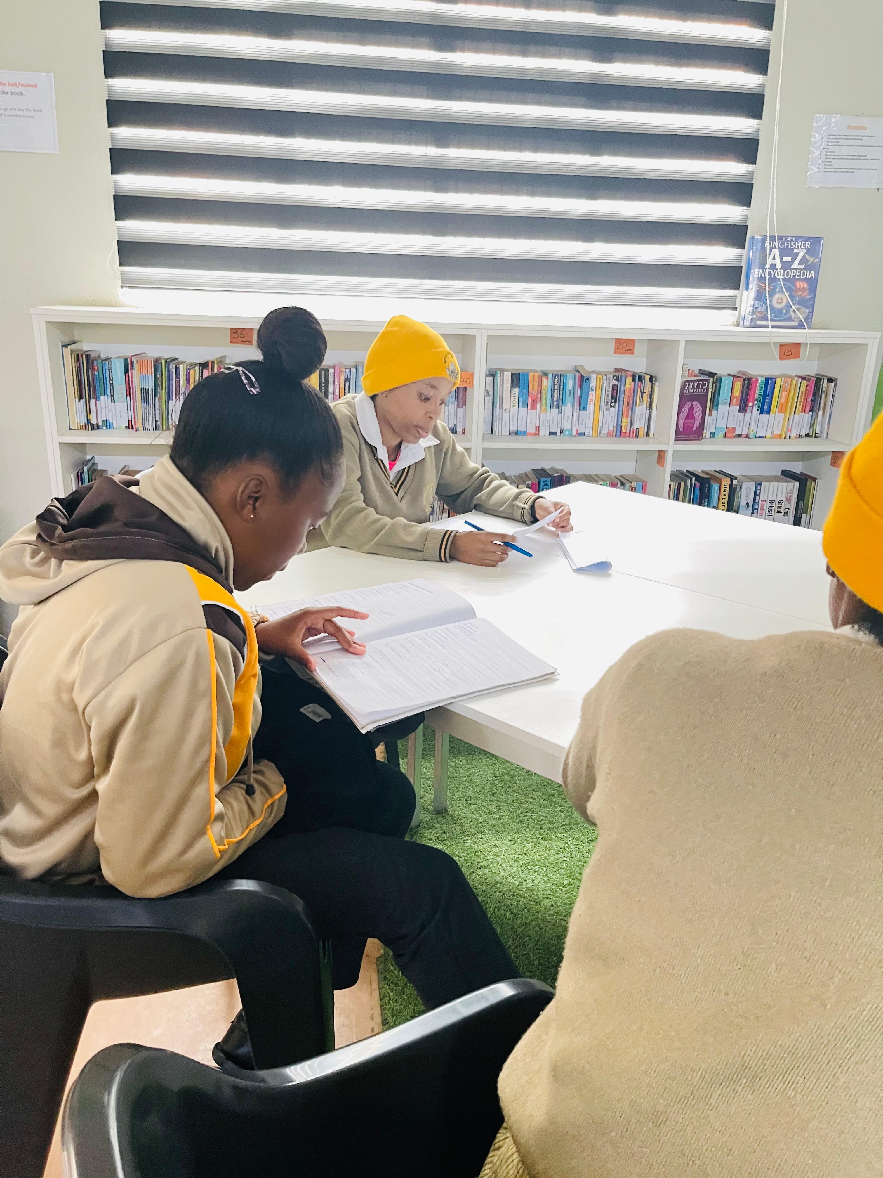 Learners during sports day activities